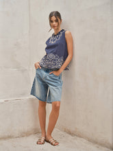 Load image into Gallery viewer, RETRO BERMUDA DENIM SHORTS