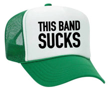 Load image into Gallery viewer, This Band Sucks Trucker Hat: Red/White