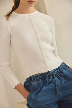 Load image into Gallery viewer, Scalloped Edge Cardigan
