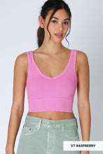 Load image into Gallery viewer, Reversible Herringbone Crop Top