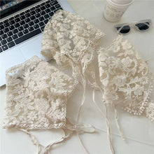 Load image into Gallery viewer, LACE TRIANGLE BANDANA HEADSCARF