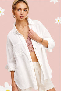 Breezy Button Down