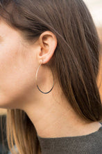 Load image into Gallery viewer, Patina Dipped Circle Hoops