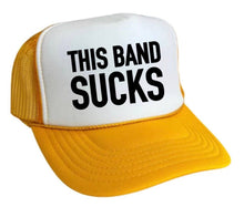 Load image into Gallery viewer, This Band Sucks Trucker Hat: Red/White