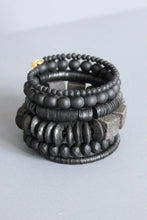 Load image into Gallery viewer, black wrap bracelet