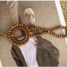 Load image into Gallery viewer, Beco Beaded Adjustable Belt Brown