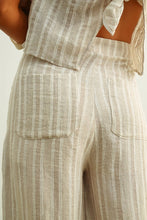 Load image into Gallery viewer, JACQUARD LINEN PANTS