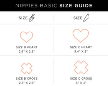 Load image into Gallery viewer, Nipple Covers - Heart Shape: Creme / Size B