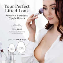 Load image into Gallery viewer, Adhesive Nipple Covers with Lifting Tab: Creme / Size 1