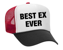 Load image into Gallery viewer, Best Ex Ever Trucker Hat: Navy/White