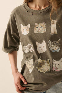 Cat Faces Tee