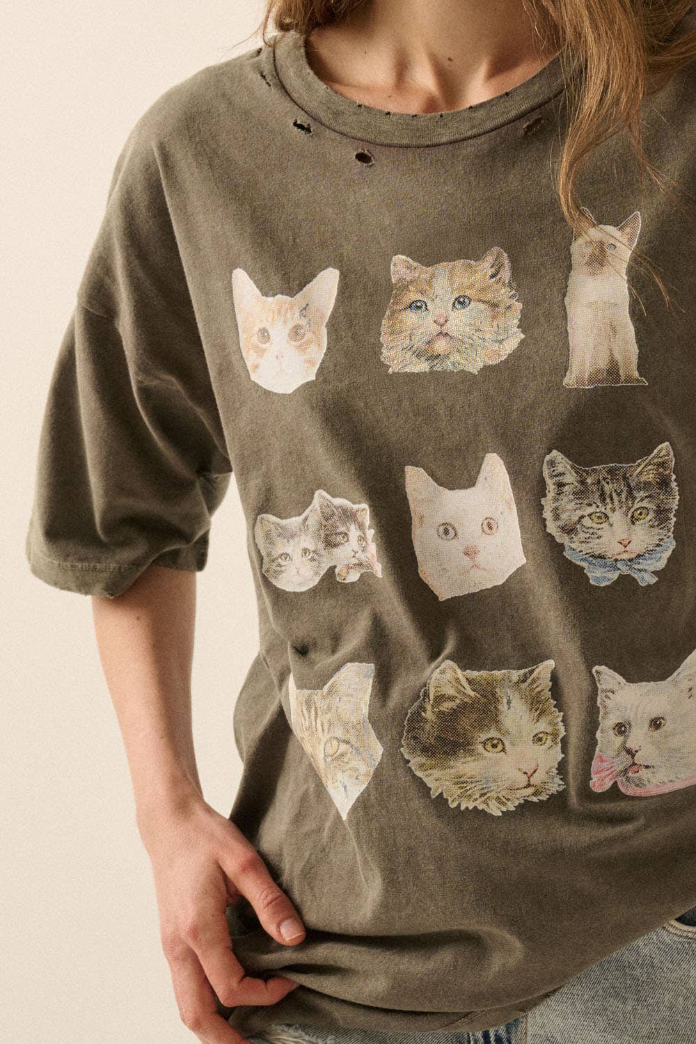 Cat Faces Tee