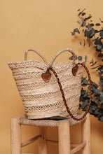Load image into Gallery viewer, Handwoven Palm Straw Bag
