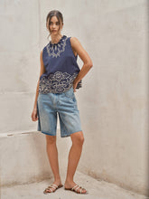 Load image into Gallery viewer, RETRO BERMUDA DENIM SHORTS