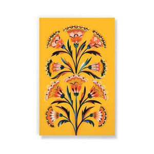 Golden Floral Classic Layflat Journal