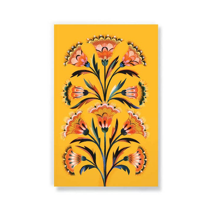 Golden Floral Classic Layflat Journal