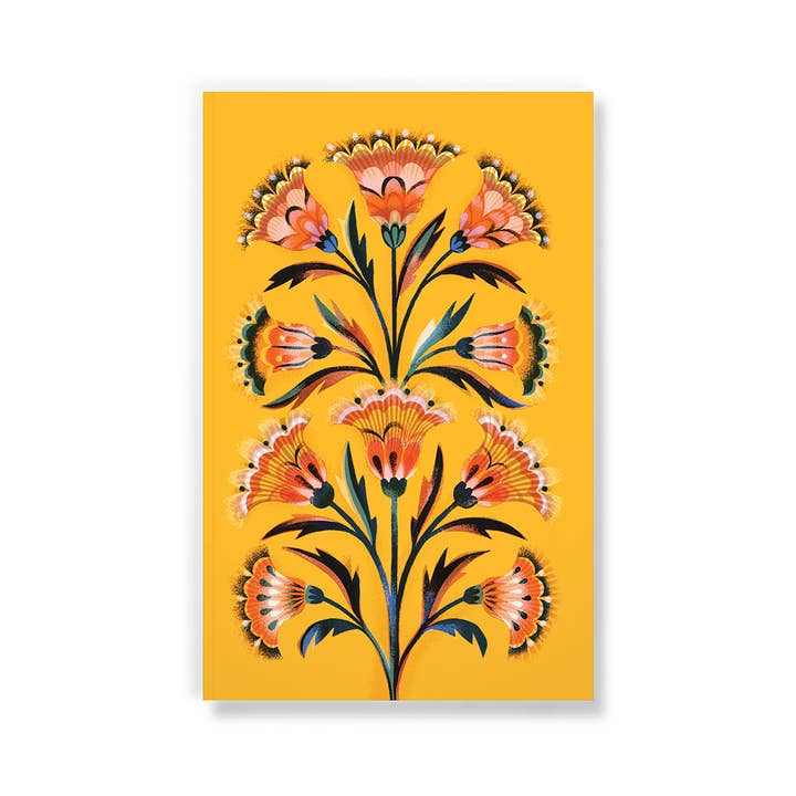 Golden Floral Classic Layflat Journal