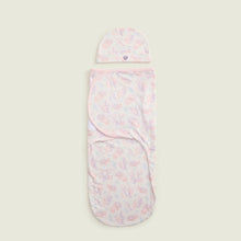 Load image into Gallery viewer, Pink Axolotl Swaddle &amp; Beanie Gift Set