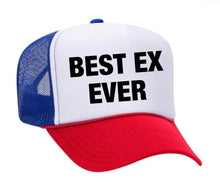 Load image into Gallery viewer, Best Ex Ever Trucker Hat: Navy/White