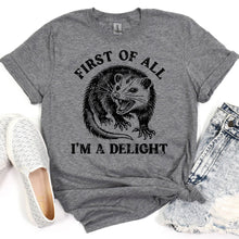 Load image into Gallery viewer, I&#39;m a Delight Possum Tee