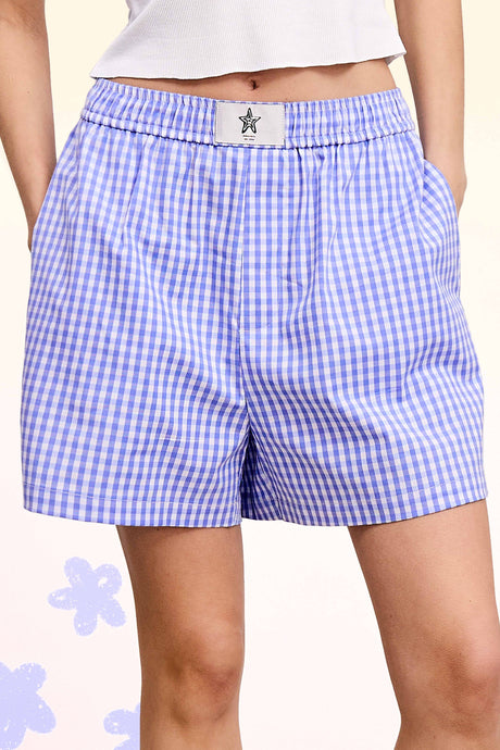 Gingham Boxer Shorts