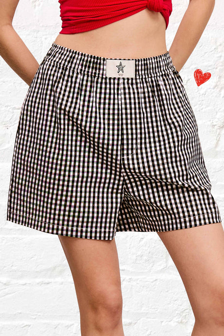 Gingham Boxer Shorts