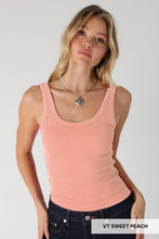 Load image into Gallery viewer, Vintage Reversible Ribbed Tank Top