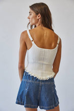 Load image into Gallery viewer, Knit Corset Top