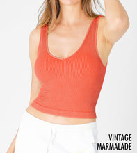 Load image into Gallery viewer, Reversible Ribbed Crop Top
