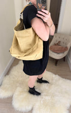 Load image into Gallery viewer, Suzie Suede Slouch Tote Bag