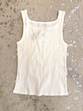 Load image into Gallery viewer, Daphne White Tank Top