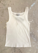Load image into Gallery viewer, Daphne White Tank Top