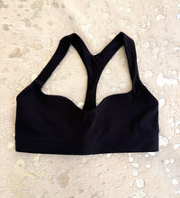 Load image into Gallery viewer, Win Win Sweetheart Bra Black