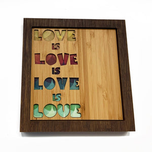 Citizen Ruth - Love is Love Bamboo Wall Art