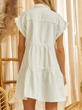 Load image into Gallery viewer, White Denim Dress