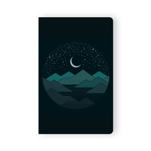 Load image into Gallery viewer, Between the Mountains and the Stars classic layflat notebook