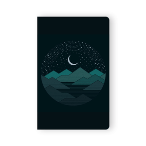 Between the Mountains and the Stars classic layflat notebook