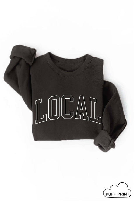 LOCAL Puff print Graphic Sweatshirt