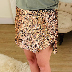 Annalise Sequin Mini Skirt