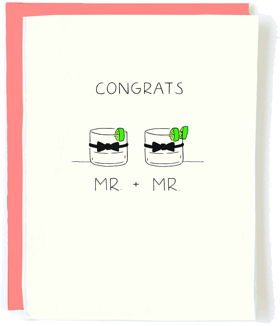 Mr. + Mr. Gay Wedding Card