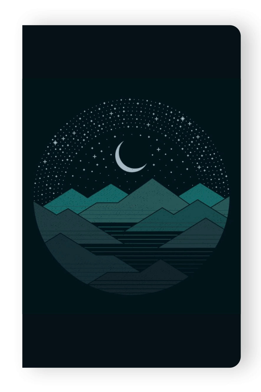 Between the Mountains and the Stars classic layflat notebook